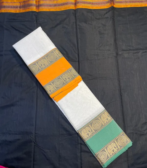 Bharat_Sutra_White__Narayanpeth_Cotton_Saree_|_With_Unstitched_Blouse_Piece_For_Women