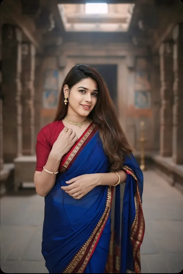 Blue_Ragini_Narayanpeth_Cotton_Saree_|_With_Unstitched_Blouse_Piece_For_Women