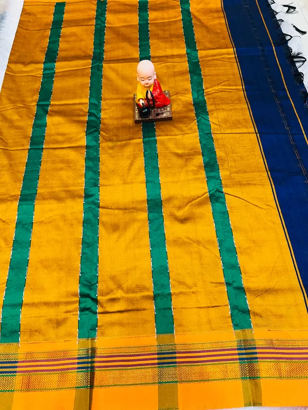 Double_Zigzag_Masarised_Cotton_saree