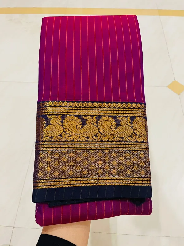 Megenta_Narmada_Narayanpeth_cotton_Saree