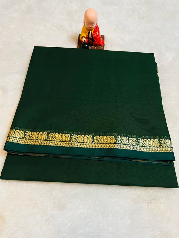 Green_Raaga_Pure_Cotton_Saree_|_With_Unstitched_Blouse_Piece_For_Women