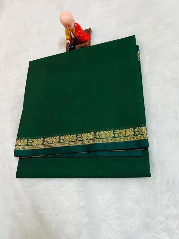 Green_Raaga_Pure_Cotton_Saree_|_With_Unstitched_Blouse_Piece_For_Women