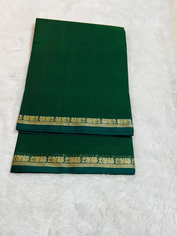 Green_Raaga_Pure_Cotton_Saree_|_With_Unstitched_Blouse_Piece_For_Women