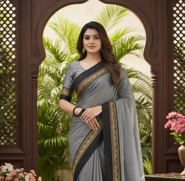 Grey_Nidhi__Narayanpeth_Cotton_Saree_|_With_Unstitched_Blouse_Piece_For_Women