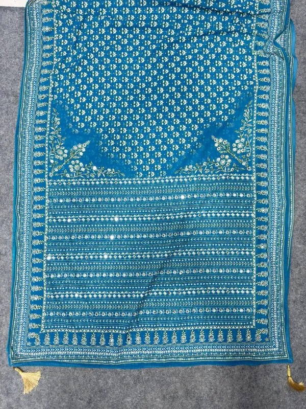 Kareen_rama_blue_Ajarakh_Saree|_with_unstitched_blouse