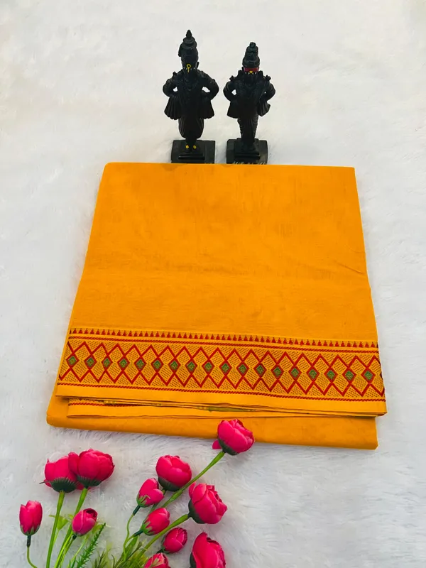 Yellow_Siya_Pure_Cotton_Saree_|_With_Unstitched_Blouse_Piece_For_Women