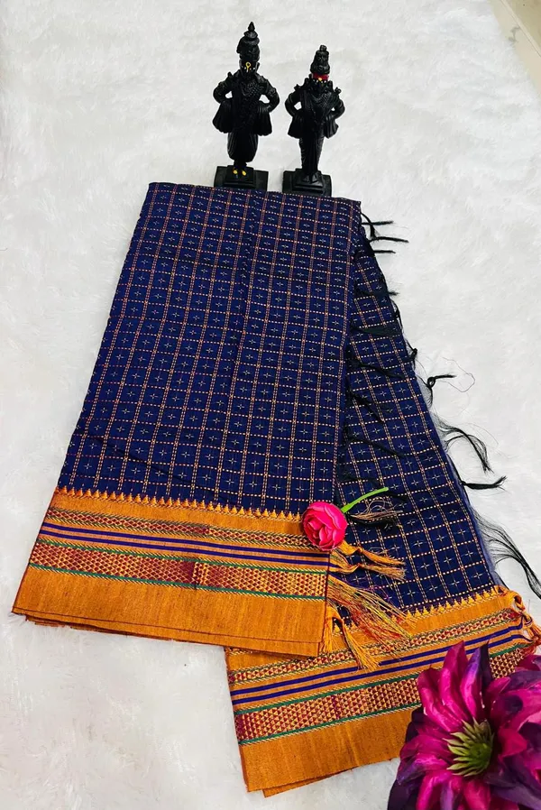 Blue_Star_Box__Narayanpeth_Cotton_Saree_|_With_Unstitched_Blouse_Piece_For_Women