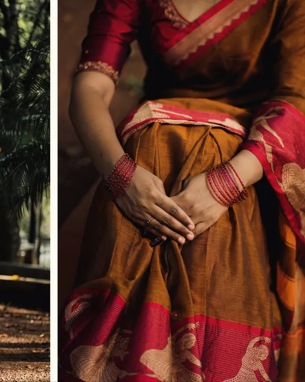 Wooden__Kalastree_Narayanpeth_Cotton_Saree_|_With_Unstitched_Blouse_Piece_For_Women