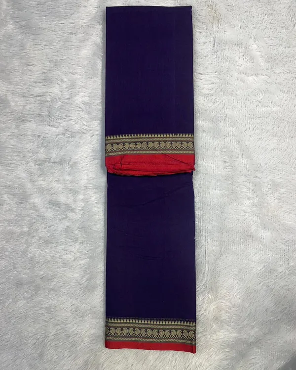 Purple_Viha_Narayanpeth_Cotton_Saree_|_With_Unstitched_Blouse_Piece_For_Women