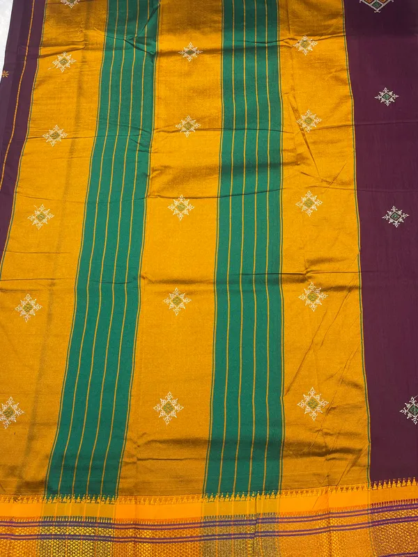 Magenta_kasuti_satin_cotton_ilkal_saree_for_women_|_with_unstitched_blouse
