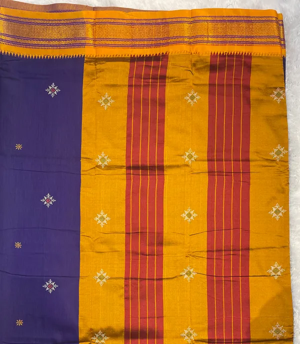 Purple_kasuti_satin_cotton_ilkal_saree_for_women_|_with_unstitched_blouse