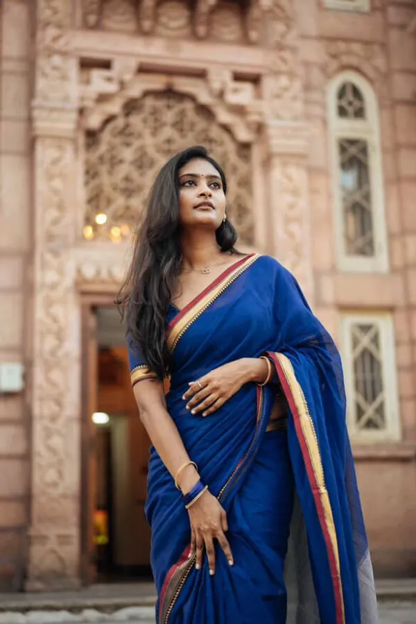 Royal_Blue_Akira_Narayanpeth_Cotton_Saree_|_With_Unstitched_Blouse_Piece_For_Women