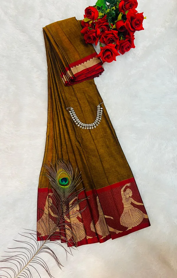 Wooden__Kalastree_Narayanpeth_Cotton_Saree_|_With_Unstitched_Blouse_Piece_For_Women