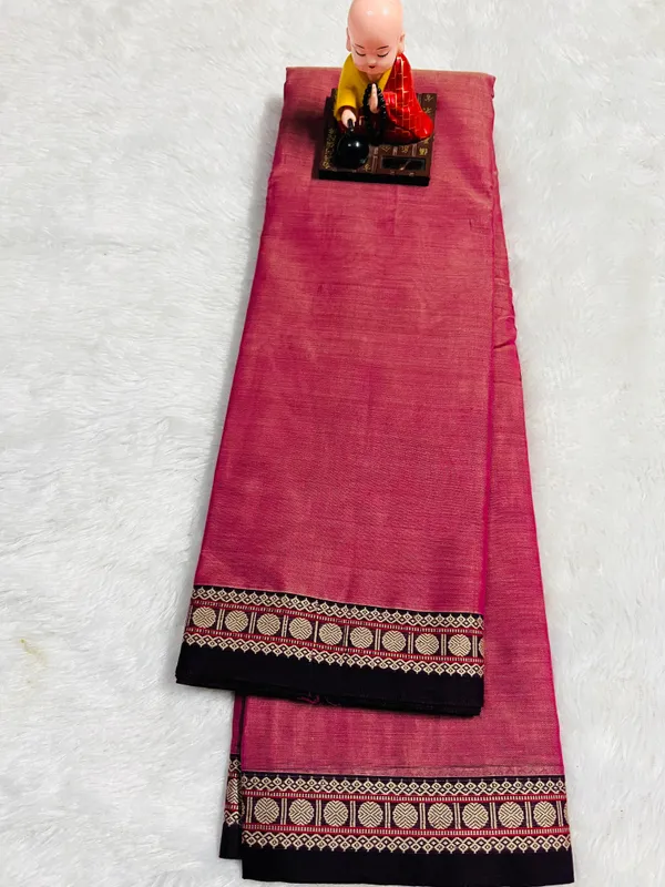 Peach_Rudrakshi_Narayanpeth_Cotton_Saree_|_With_Unstitched_Blouse_Piece_For_Women