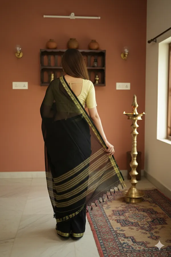Black_Raaga_Narayanpeth_Cotton_Saree_|_With_Unstitched_Blouse_Piece_For_Women