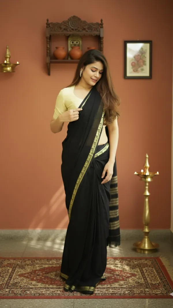 Black_Raaga_Narayanpeth_Cotton_Saree_|_With_Unstitched_Blouse_Piece_For_Women