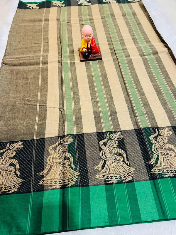 Grey__Meera_Narayanpeth_Cotton_Saree_|_With_Unstitched_Blouse_Piece_For_Women