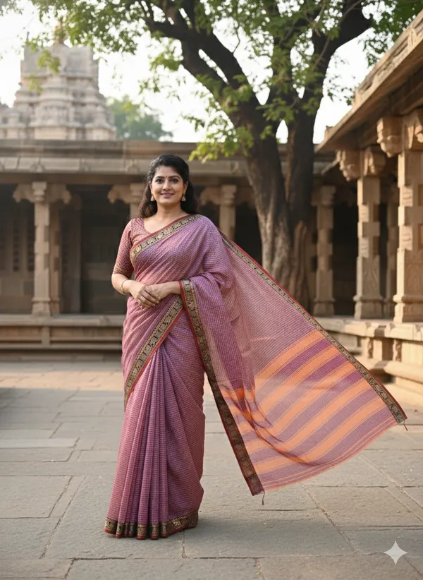 Pink_Veda_Narayanpeth__Cotton_Saree_|_With_Unstitched_Blouse_Piece_For_Women