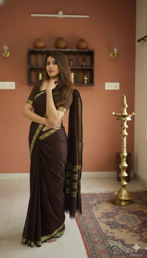 Cofee_Raaga_Narayanpeth_Cotton_Saree_|_With_Unstitched_Blouse_Piece_For_Women
