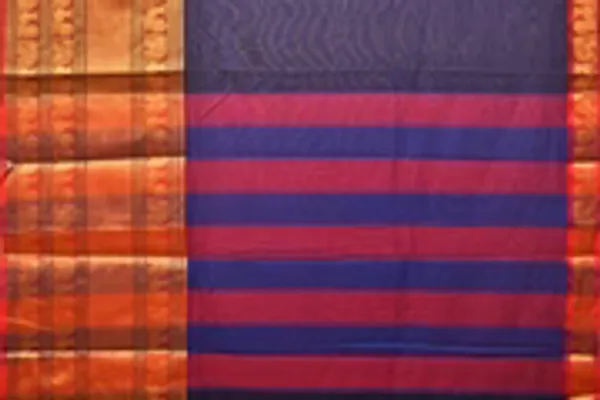 Royal_Blue_Ayodhya_Narayanpeth_Cotton_Saree_|_With_Unstitched_Blouse_Piece_For_Women
