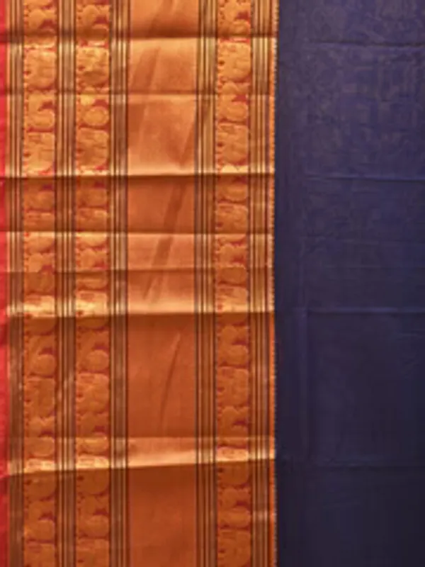 Royal_Blue_Ayodhya_Narayanpeth_Cotton_Saree_|_With_Unstitched_Blouse_Piece_For_Women