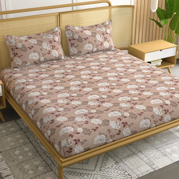 CottonCloud_90*108_Inch_Premium_Quality_King_Size_Bedsheet_with_2_Pillow_Covers_(17*27_Inch)