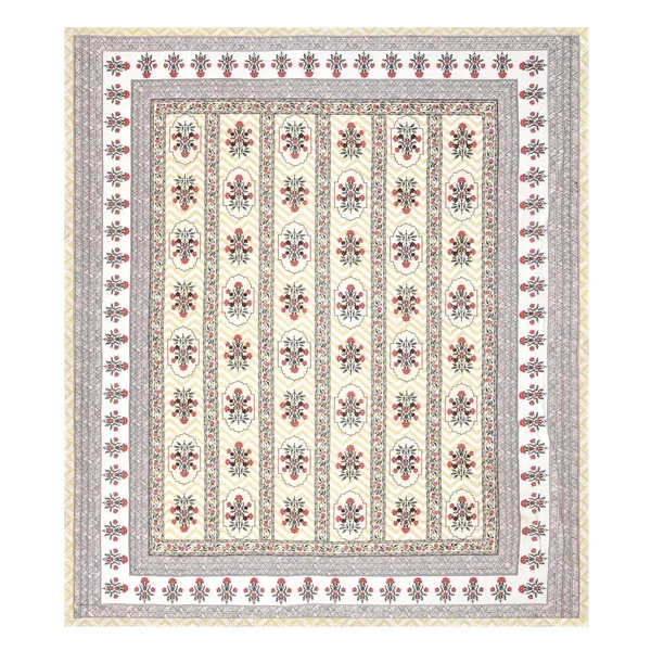 PHULKARI_90*108_Inch_Premium_Quality_DOUBLE_Bedsheet_with_2_Pillow_Covers_(17*27_Inch)