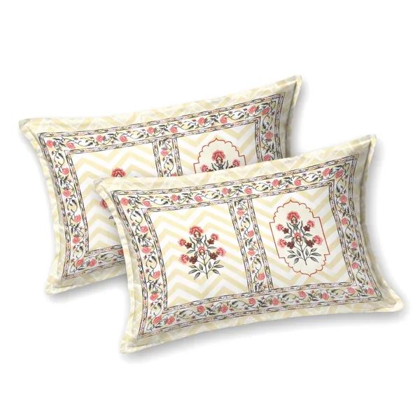PHULKARI_90*108_Inch_Premium_Quality_DOUBLE_Bedsheet_with_2_Pillow_Covers_(17*27_Inch)