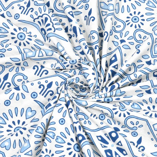 250_TC_Pure_Cotton_|_Multicolor_Traditional_Jaipuri_Prints_|_Premium_Quality_King_Size_Bedsheet_with_2_Pillow_Covers_(90*108_Inch)