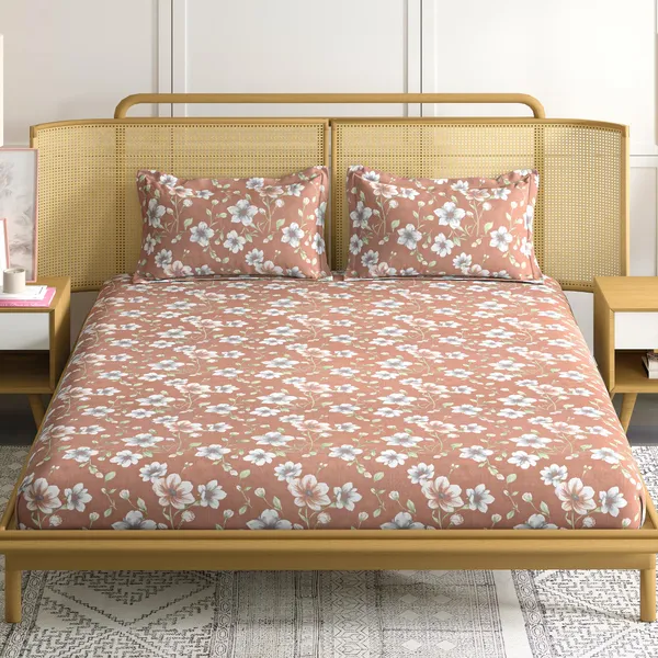 Cotton_Bliss_108*108_Inch_Premium_Quality_Super_King_Size_Bedsheet_with_2_Pillow_Covers_(17*27_Inch)