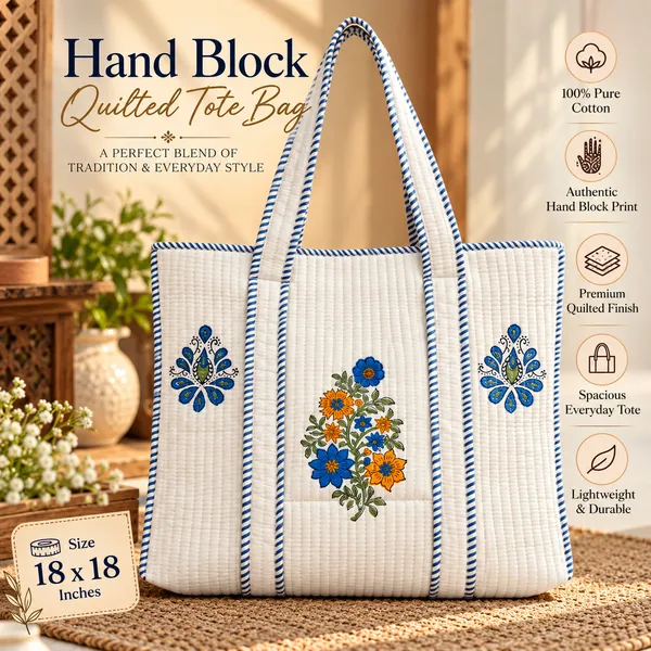 Hand_Block_Quilted_Tote_Bag_18x18_Inch