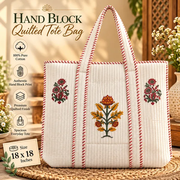 Hand_Block_Quilted_Tote_Bag_18x18_Inch