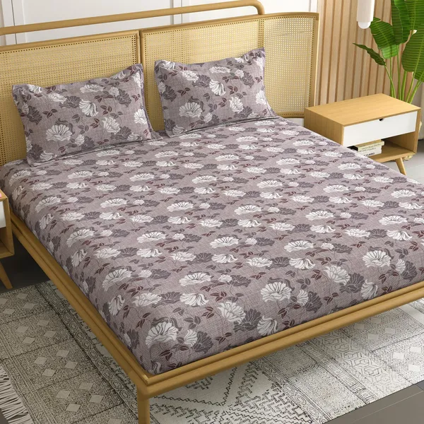 CottonCloud_90*108_Inch_Premium_Quality_King_Size_Bedsheet_with_2_Pillow_Covers_(17*27_Inch)