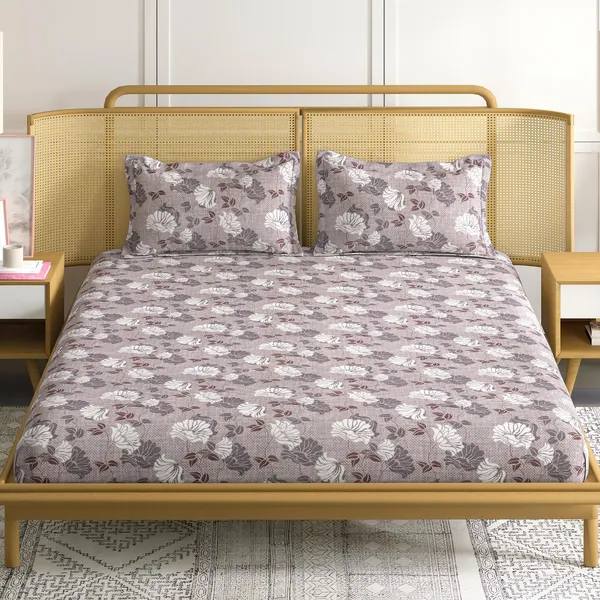CottonCloud_90*108_Inch_Premium_Quality_King_Size_Bedsheet_with_2_Pillow_Covers_(17*27_Inch)