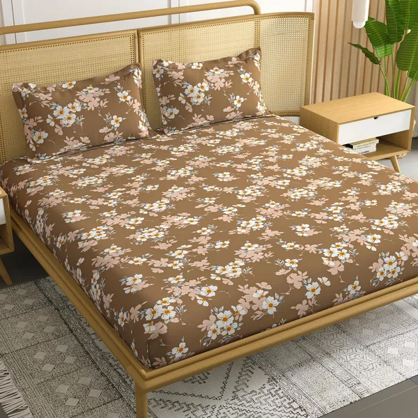 CottonCloud_90*108_Inch_Premium_Quality_King_Size_Bedsheet_with_2_Pillow_Covers_(17*27_Inch)