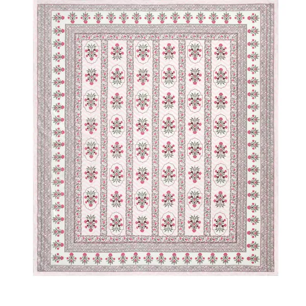 PHULKARI_90*108_Inch_Premium_Quality_DOUBLE_Bedsheet_with_2_Pillow_Covers_(17*27_Inch)