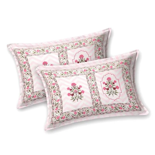 PHULKARI_90*108_Inch_Premium_Quality_DOUBLE_Bedsheet_with_2_Pillow_Covers_(17*27_Inch)