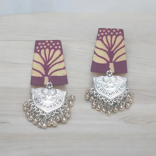 Multicolor_Handmade_Hand_Crafted_Earrings_For_Woman_And_Girls_(Pack_Of_4)