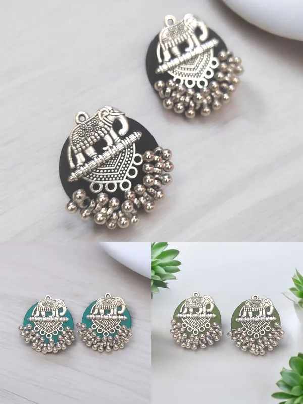 Multicolor_Handmade_Hand_Crafted_Earrings_For_Woman_And_Girls_(Pack_Of_3)