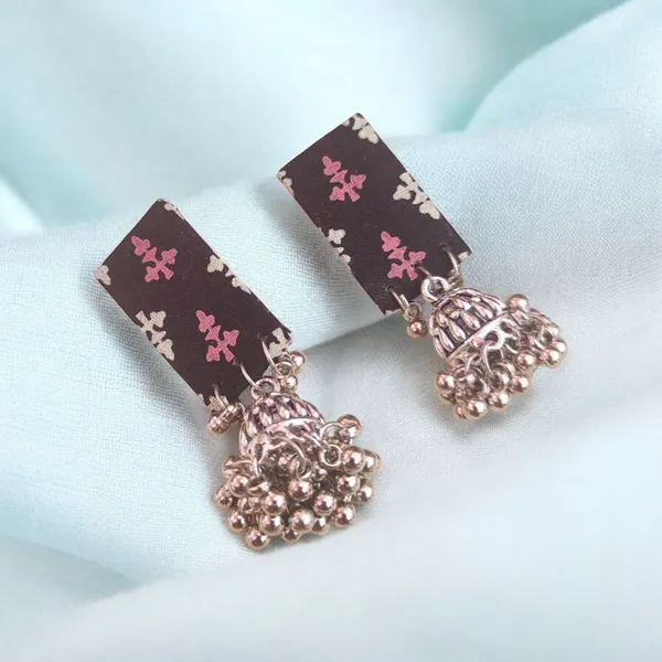 Multicolor_Handmade_Hand_Crafted_Earrings_For_Woman_And_Girls_(Pack_Of_4)