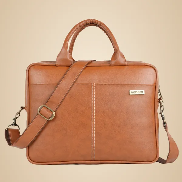 Urban_Tan_Laptop_Briefcase_–_17"_Vegan_Leather_Messenger_&_Crossbody_Bag