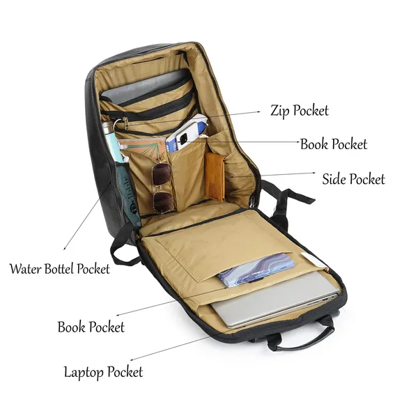 Black_Vegan_Leather_Laptop_Backpack,_Anti-Theft_Travel_Backpack,_Business_School_Bookbag_For_Men_&_Women_Fit_15.6_Inches_Laptop