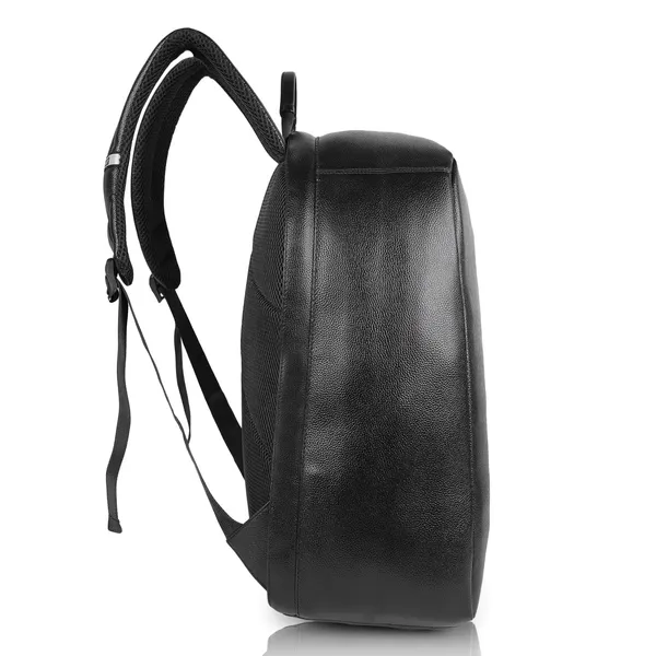Black_Vegan_Leather_Laptop_Backpack,_Anti-Theft_Travel_Backpack,_Business_School_Bookbag_For_Men_&_Women_Fit_15.6_Inches_Laptop