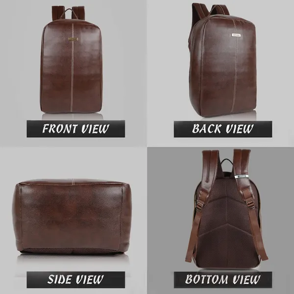 Brown_Vegan_Leather_Laptop_Backpack,_Anti-Theft_Travel_Backpack,_Business_School_Bookbag_For_Men_&_Women_Fit_15.6_Inches_Laptop