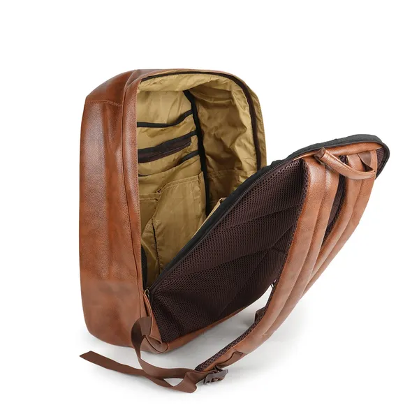 Tan_Vegan_Leather_Laptop_Backpack,_Anti-Theft_Travel_Backpack,_Business_School_Bookbag_For_Men_&_Women_Fit_15.6_Inches_Laptop