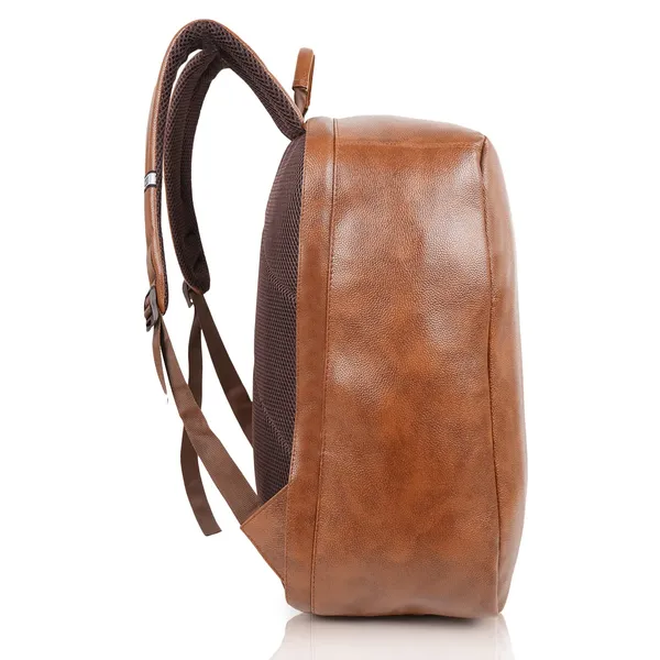 Tan_Vegan_Leather_Laptop_Backpack,_Anti-Theft_Travel_Backpack,_Business_School_Bookbag_For_Men_&_Women_Fit_15.6_Inches_Laptop