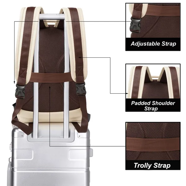Cream_Synthetic_Leather_30_Litre_Casual_15.6_Inch_Laptop_Shoulder_Business_Travel_Backpack_For_Unisex