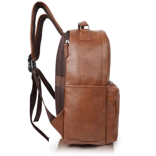 Tan_Synthetic_Leather_30_Litre_Casual_15.6_Inch_Laptop_Shoulder_Business_Travel_Backpack_For_Unisex
