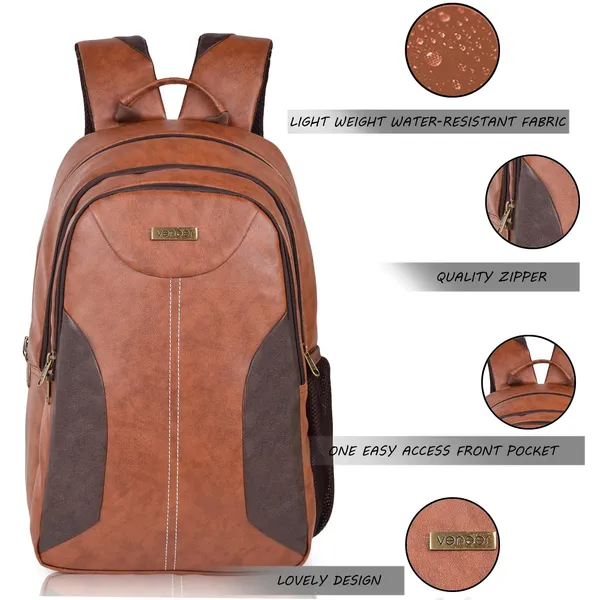 Tan_Synthetic_Leather_Backpack_For_Men_15.6_Inch_Laptop_Backpack_Vintage_Travel_Office_Bag_Large_Capacity_School_Shoulder_Bag