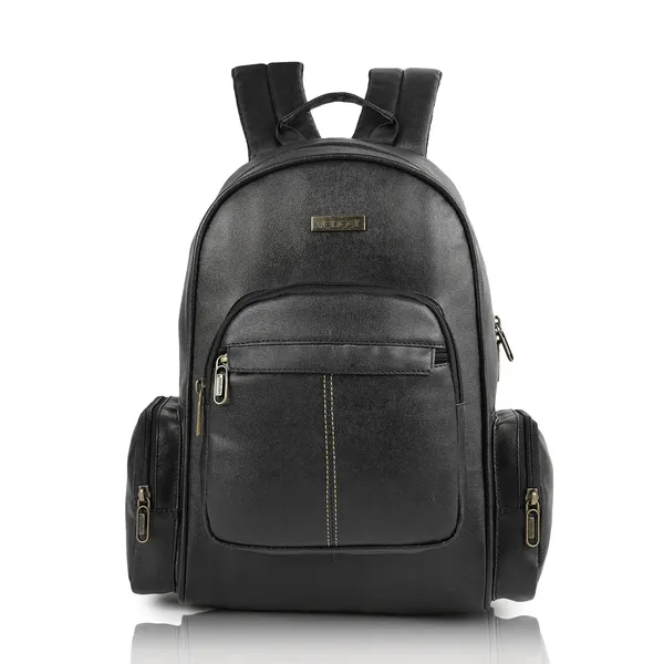 Grey_Synthetic_Vegan_Leather_22L_Casual_Laptop_Trendy_Travel_Shoulder_Mini_School|Office|College_Daytrip_Backpack_For_Unisex